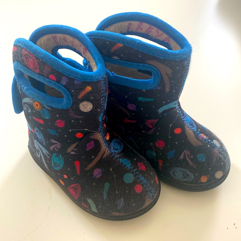 Bog Boots - Toddler Size 5 Space Theme